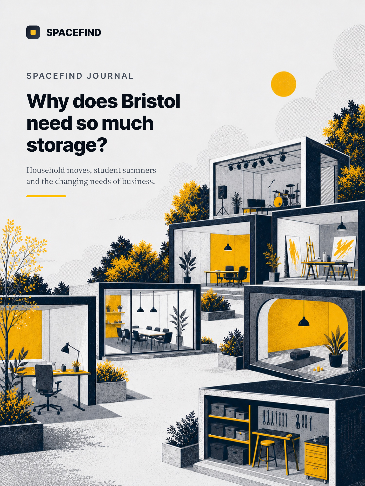 SpaceFind Journal cover: Why does Bristol need so much storage?