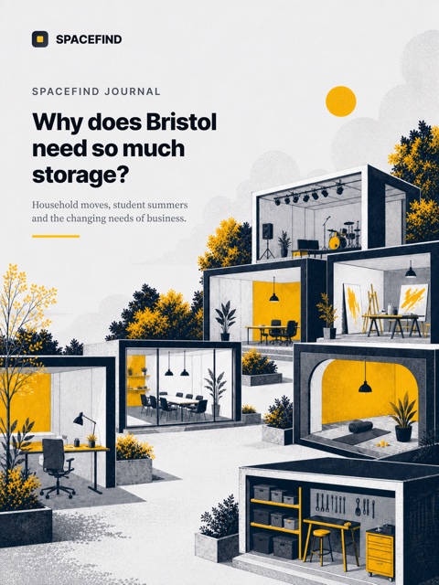 SpaceFind Journal cover: Why does Bristol need so much storage?