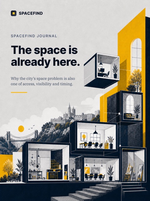 SpaceFind Journal cover for The space is already here